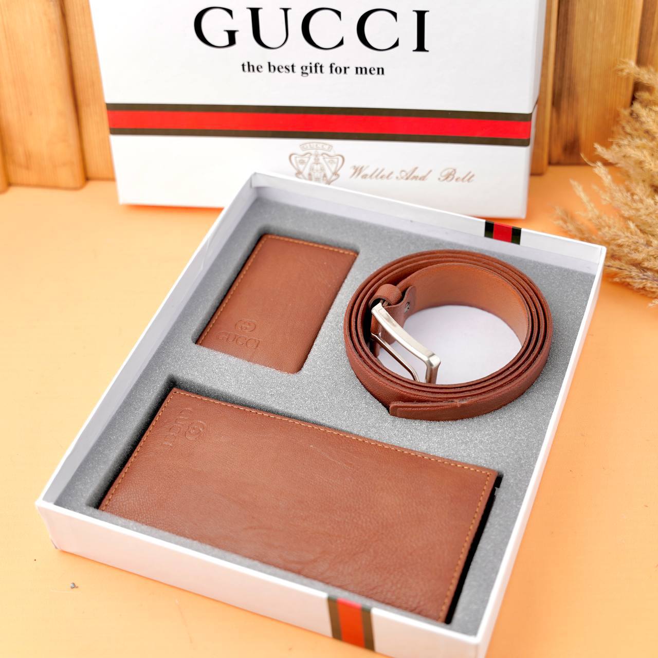 ست کیف پول و کمربند GUCCI کد : 30252